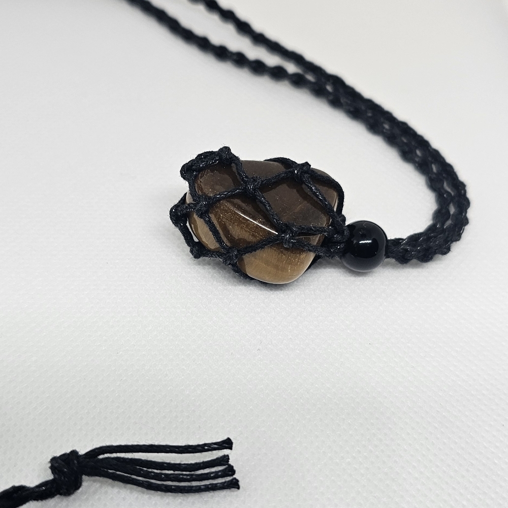 Crystal corded necklace